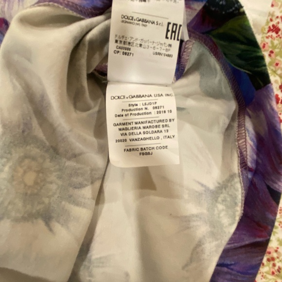 Dolce Gabbana anemone silk dress - Picture 11 of 12